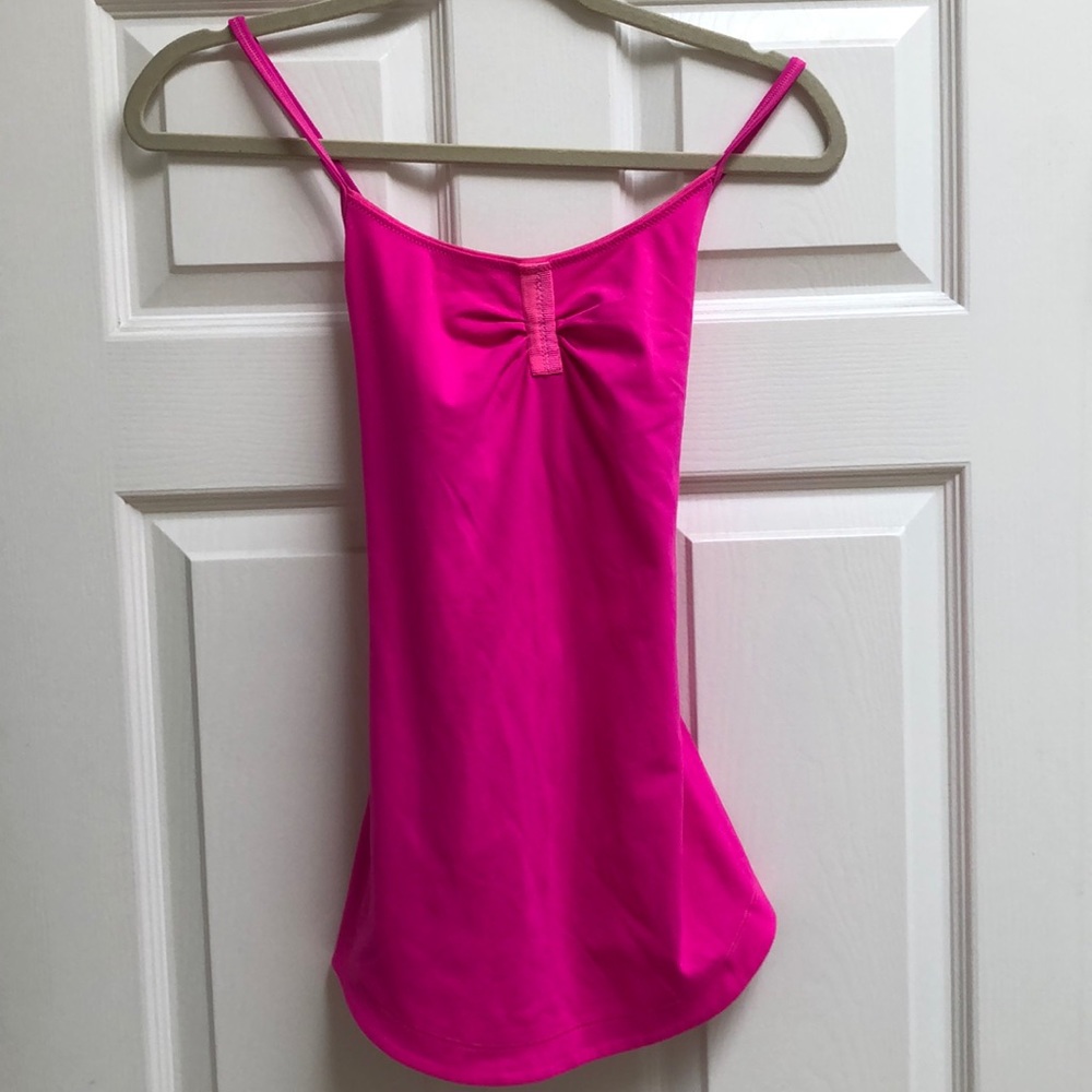 Hot pink lululemon tank size 6